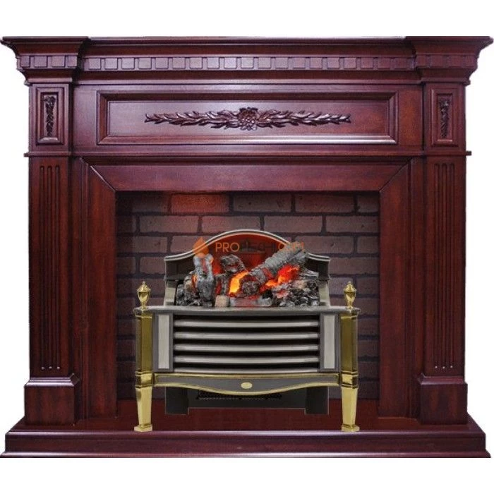Каминокомплект Dimplex Luxemburg - Темная вишня с очагом Rothesay