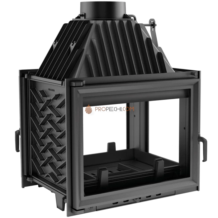 Каминная топка Kratki Zuzia/PT (тунель, стекло справа)