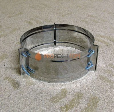 Хомут широкий (под растяжку) D=250 120гр. s=0.5 нерж. ФлюГранд