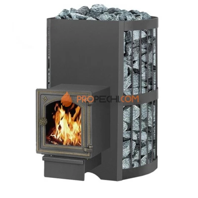 Дровяная печь для бани Везувий Скиф Стандарт 28 (ДТ-4С)