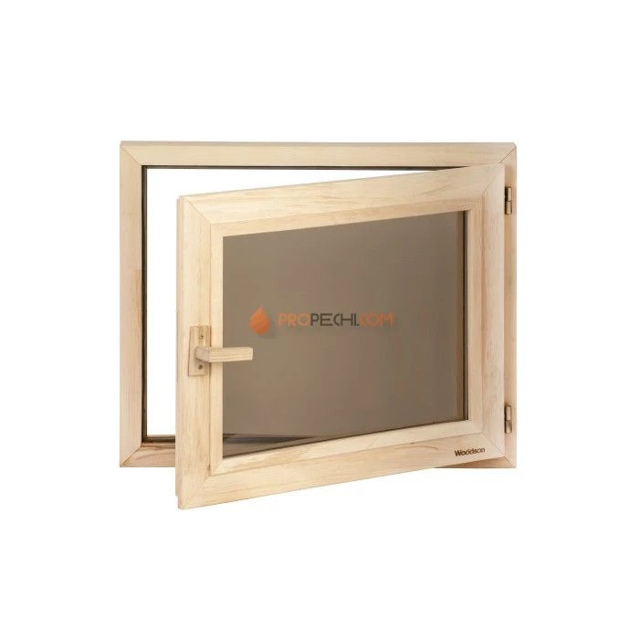 Окно Woodson 50x60, стекло бронза, ольха