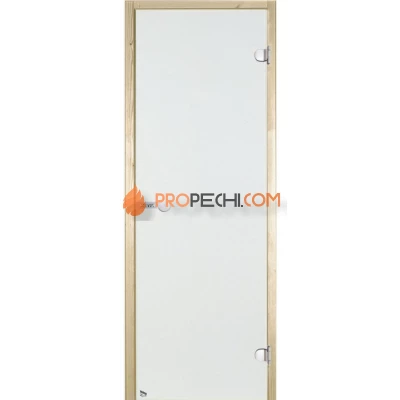 Дверь для бани Harvia STG 8x21 коробка сосна, стекло прозрачное