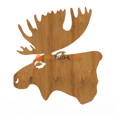 Вешалка 3 крючка Лось