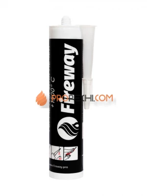 Герметик FW жаростойкий 310 ml Premium +1500 C Sealant черный