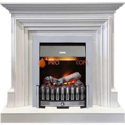 Каминокомплект Dimplex Bradford - Белый с очагом Danville Chrome FB2