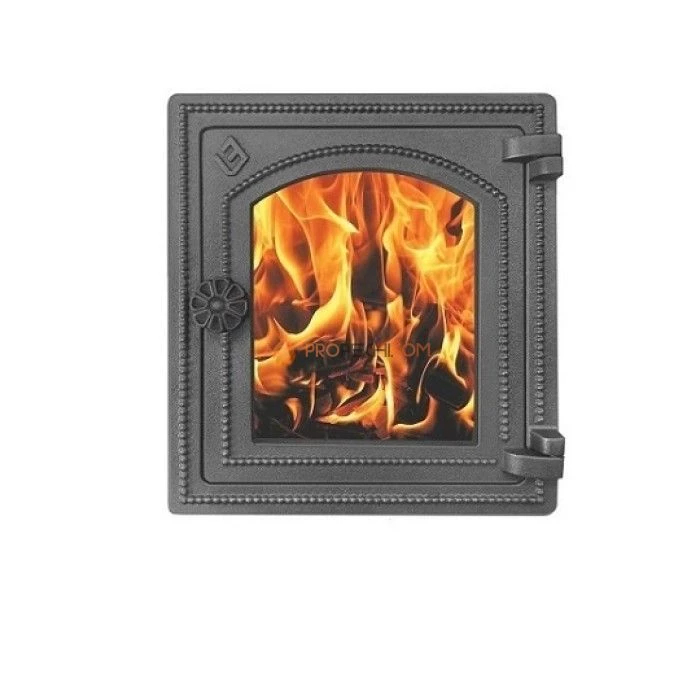 Печная дверца Везувий ДТ-4С (антрацит)