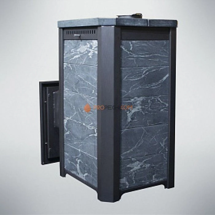 Дровяная печь для бани Варвара Сказка удлиненная