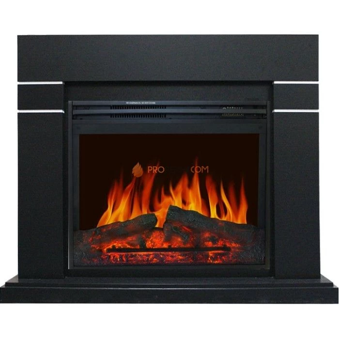 Каминокомплект Royal Flame Lindos - Черный (Высота 985мм) с очагом Jupiter FX New