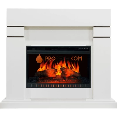 Каминокомплект Royal Flame Lindos - Белый (Высота 915 мм) с очагом Vision 26 EF LED FX