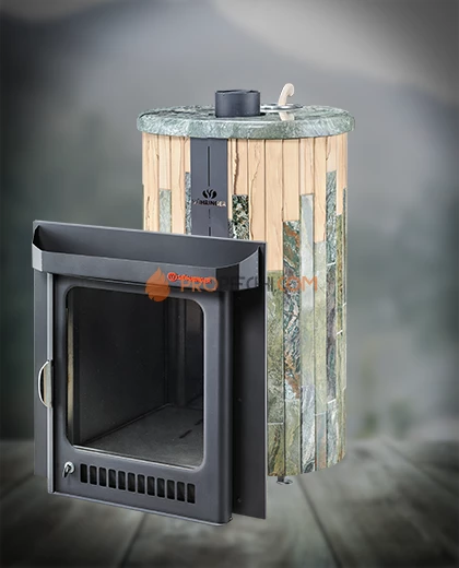 Банная печь Ферингер ПФ Оптима Жадеит + Окаменевшее дерево