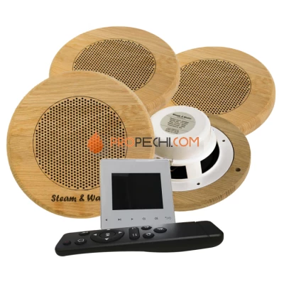 Комплект акустической системы SW 4 White Standart Wood, круг (Встраиваемый)