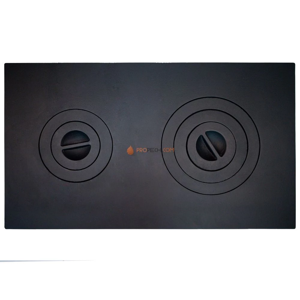 Плита чугунная Т202 с двумя конфорками