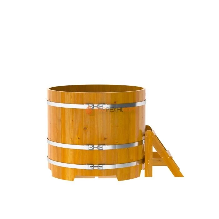 Купель BentWood круглая из натуральной лиственницы d=1,17 Рустик