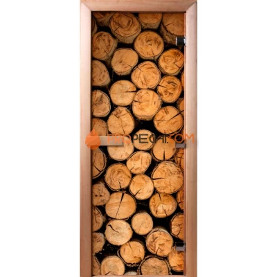 Дверь для бани DoorWood Фотопечать А046, 2000x600 мм