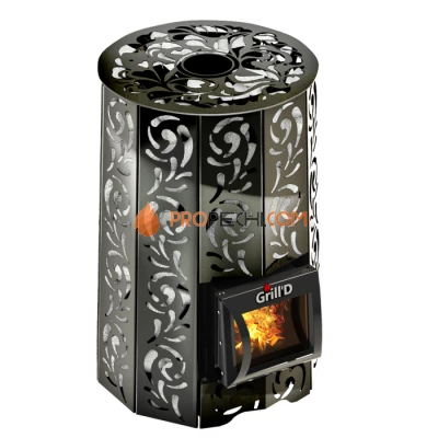 Дровяная банная печь Grill’D Violet Short Pro