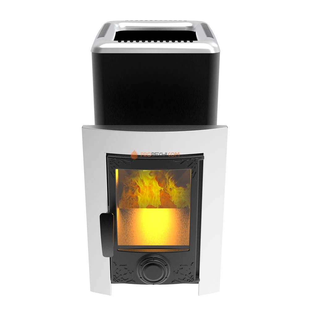 Банная печь Березка "Фаворит" 15 Каминная дверца