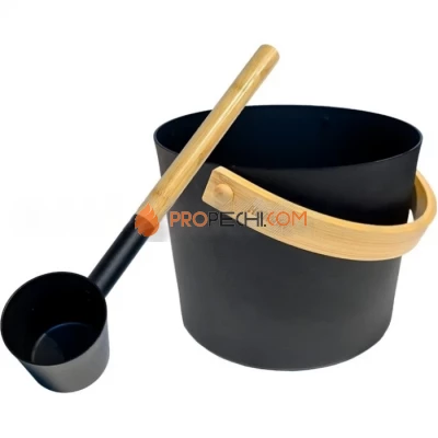 Набор аксессуаров Harvia ведро и ковш черный