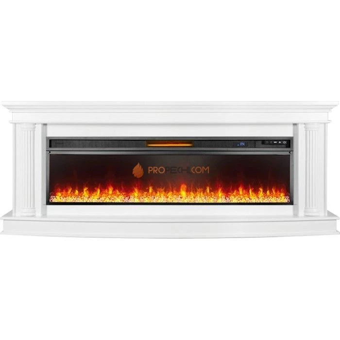Каминокомплект Royal Flame Rome 60 - Белый с очагом Vision 60 LED