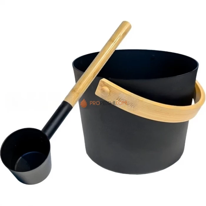 Набор аксессуаров Harvia ведро и ковш черный