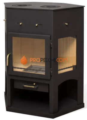 Печь-камин Мета-Бел Енисей с плитой