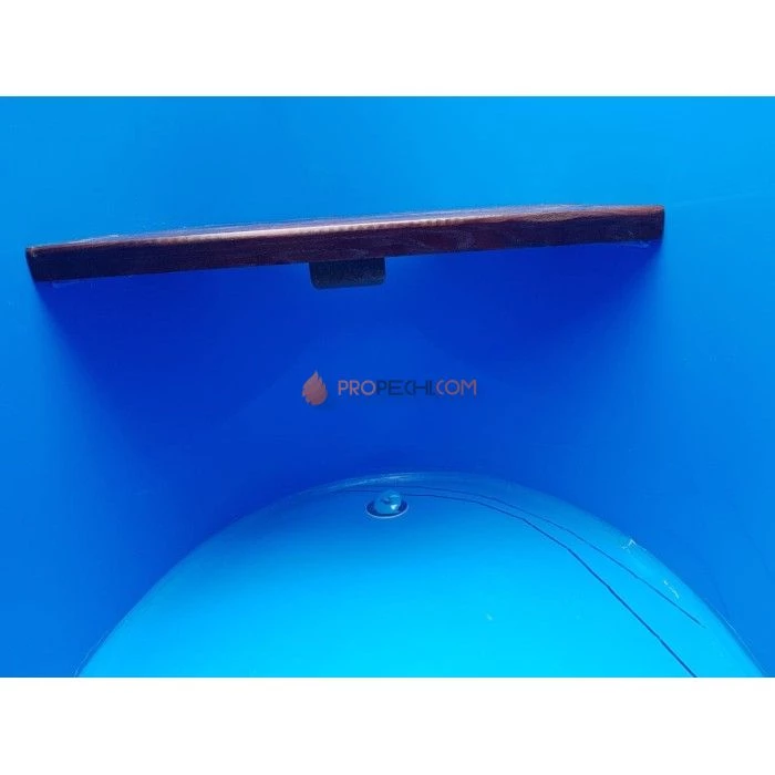 Купель овальная НКЗ STANDARD из кедра, с пластиковой вставкой, 120x78x120 см