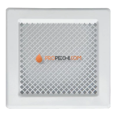 Решетка каминная стальная Белая 160х170 Tarnavva