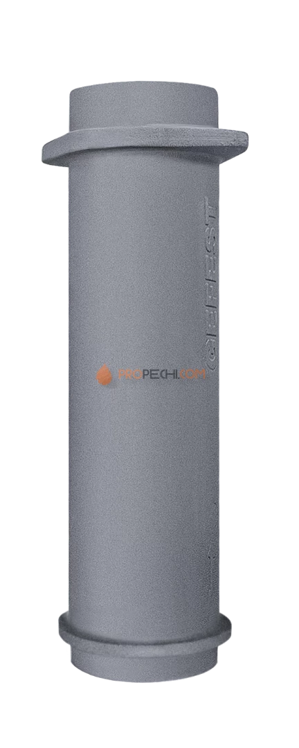 Чугунная нижняя труба для шибера Гефест (115/500)