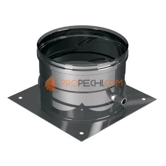 ОПОРА НИЖНЯЯ С БОКОВЫМ ВЫПУСКОМ КОНДЕНСАТА D115, AISI 304