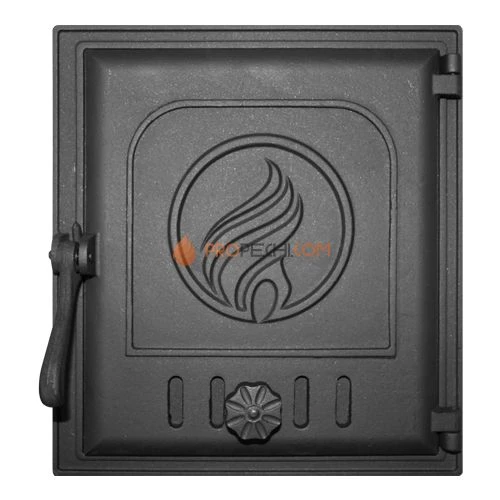 Дверца K412 топочная 250х280 мм герметичная