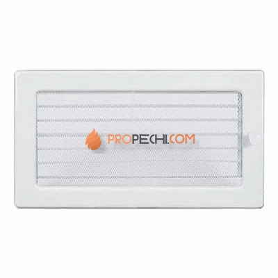 Вентиляционная решетка Wentor Белая с жалюзи 17х30 (Дисконт)