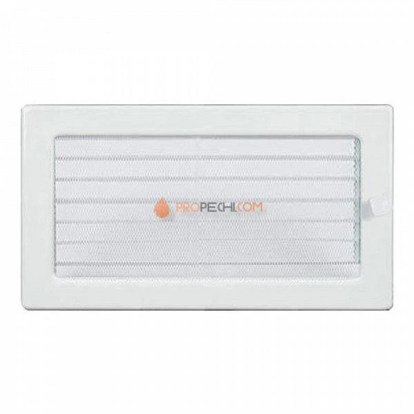 Вентиляционная решетка Wentor Белая с жалюзи 17х30 (Дисконт)