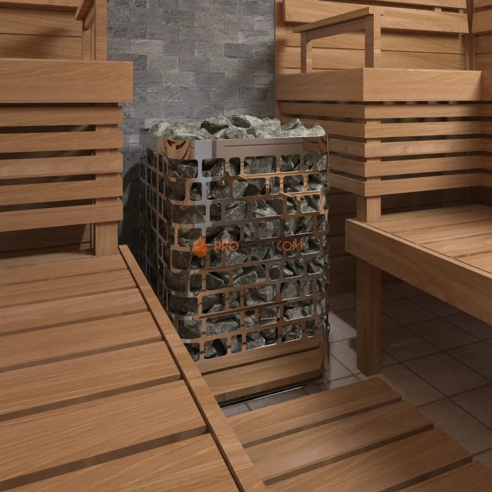 Электрическая печь SAWO KRIOS FLOOR KRFS-105NS-P 10.5 кВт (пульт и блок мощности докупаются отдельно)