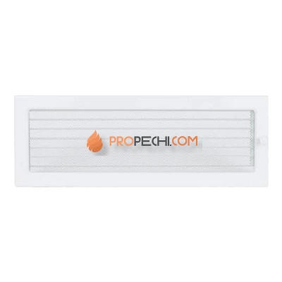 Вент.решетка 170х480 мм. белый с жалюзи