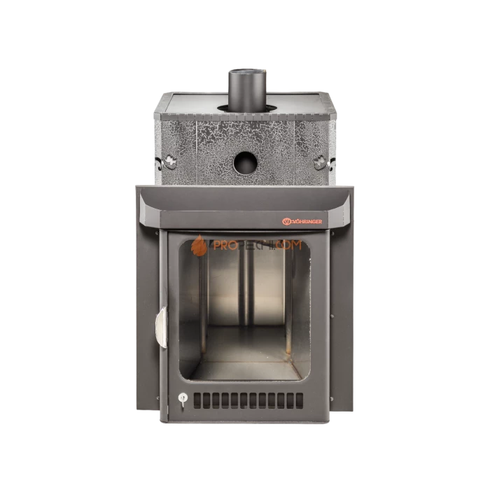 Дровяная печь для бани Ферингер Квадра в кожухе Стандарт до 25 м³