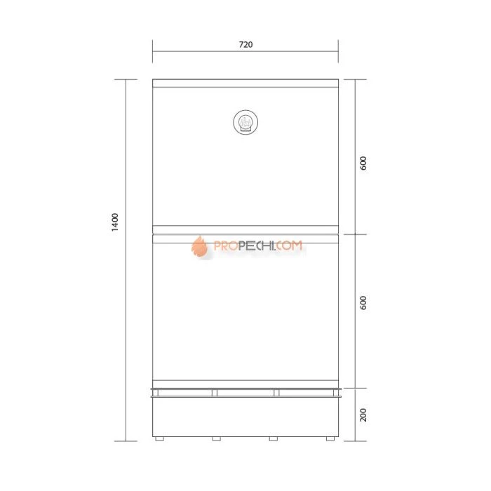 Электрическая печь IKI Pillar 42 кВт