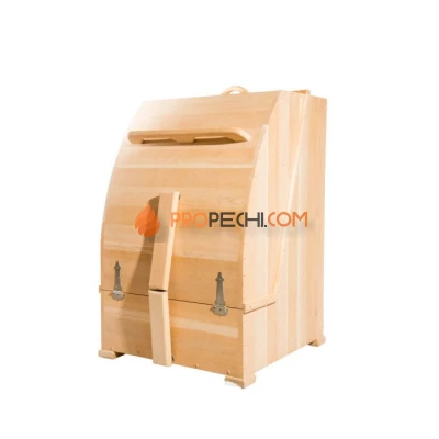 Фитобочка квадратная НКЗ PREMIUM из кедра, 130x84x84 см / 40 мм