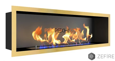 Биокамин Zefire Flagman 1000 латунный