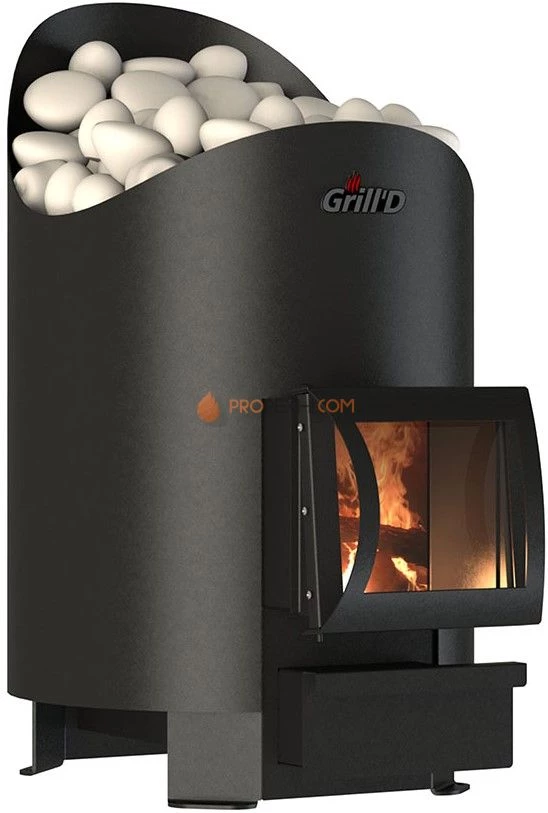 Банная печь Grill'D Aurora 160 Short (дверца со стеклом)