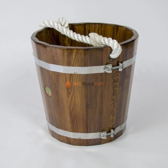 Ведро BentWood 12л. из мореной лиственницы