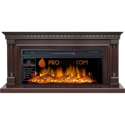 Каминокомплект Royal Flame Dallas - Темный дуб (Ширина 1665 мм) с очагом Vision 42 LOG LED