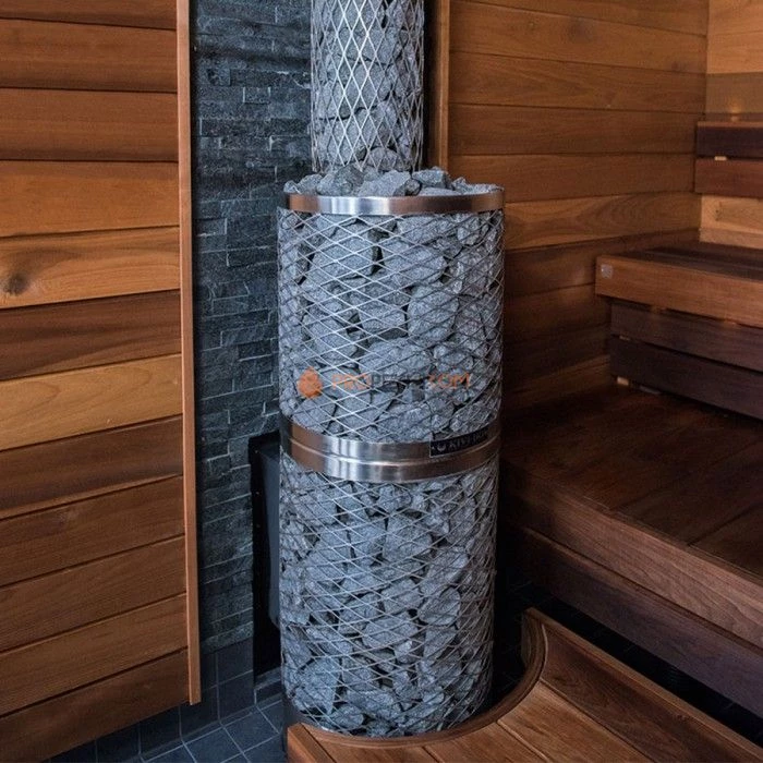 Дровяная печь для бани IKI KIVI-IKI SL со стеклянной дверцей (дверца открывается направо)