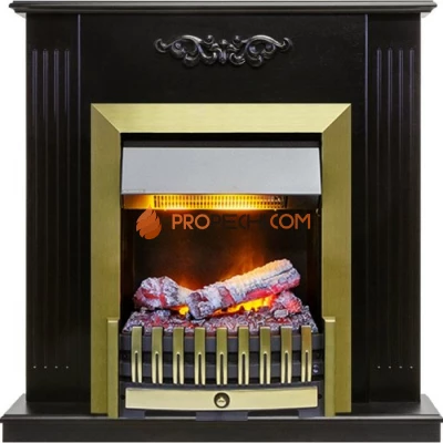 Каминокомплект Dimplex Lumsden - Венге с очагом Danville Antique Brass FB2