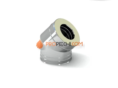 Отвод Дуо 45* ОД-Р 304-0.8/430 D180/280