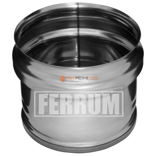 Заглушка внешняя для трубы, толщина 0.5 мм, Ø115 нижняя