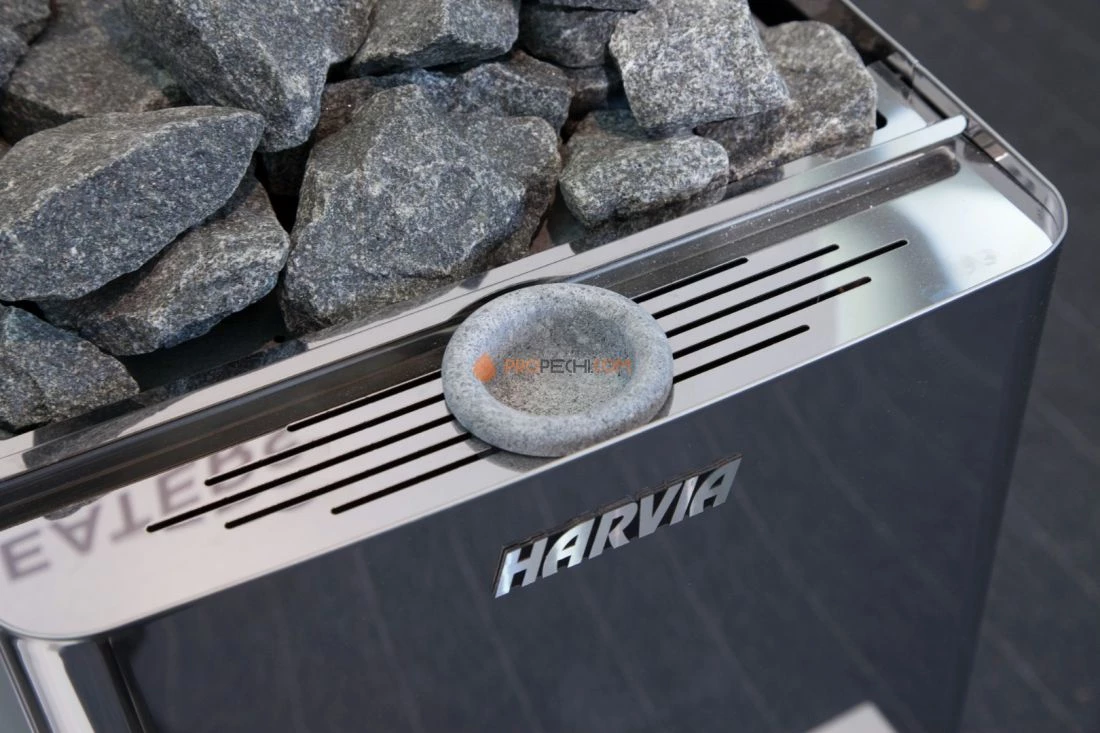 Электрическая печь HARVIA Wall Combi HSW900400S SW90 с парогенератором, без пульта
