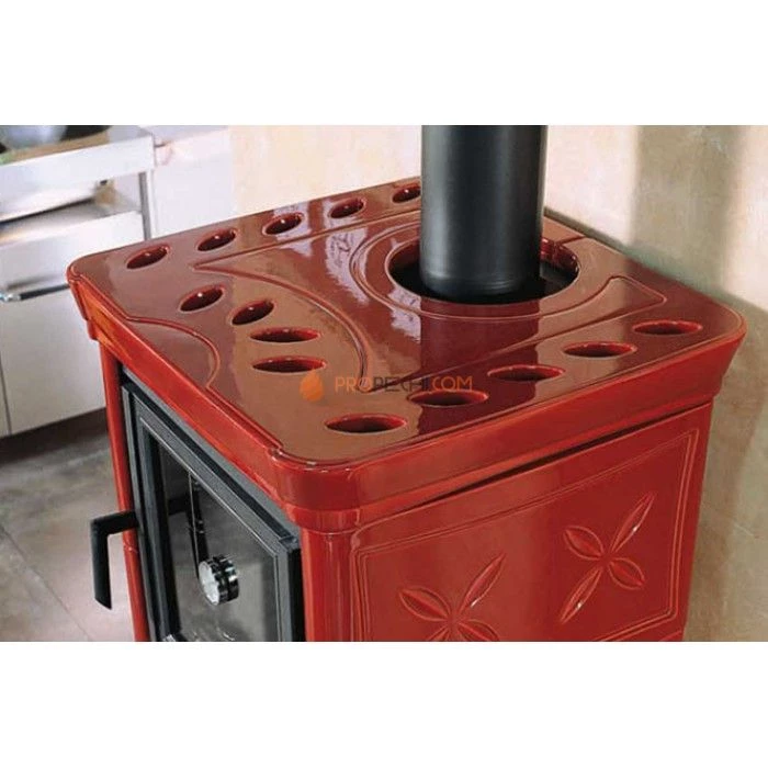 Печь-камин La Nordica Nicoletta Forno EVO Bordeaux