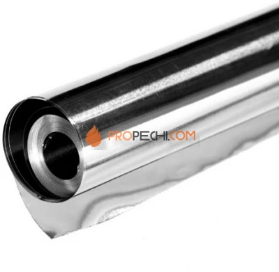 Фольга алюминиевая для бани 12 м2 50мкм 10м