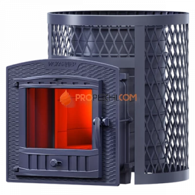Чугунная печь для бани Гефест Искандер 25П2 в сетке