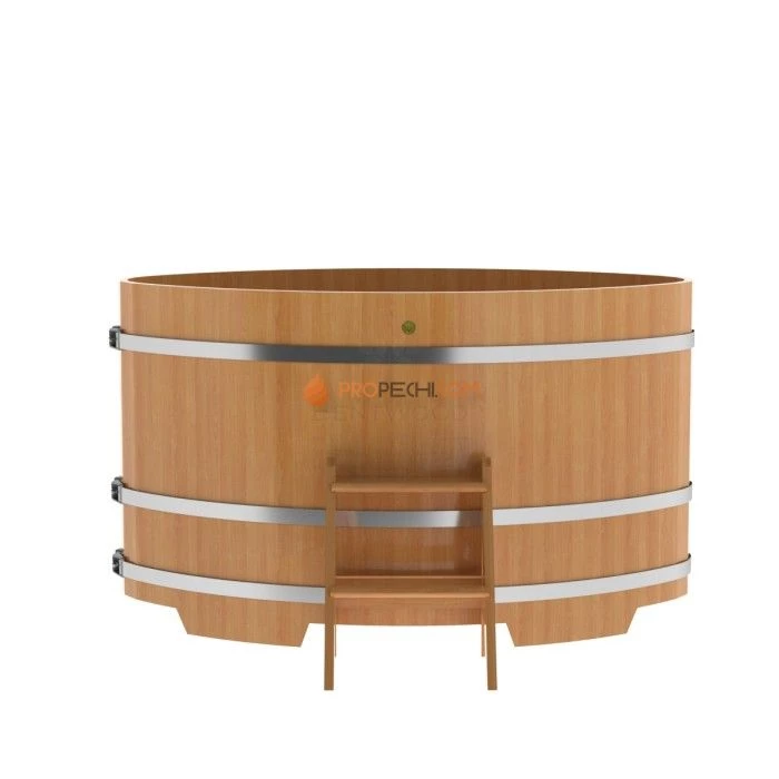 Купель BentWood овальная из натуральной лиственницы 1,02х1,68