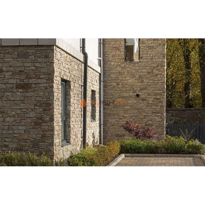 Панель из грубого камня Кварцит серо-коричневый (550х200мм) упак. (4шт/0,44м2)